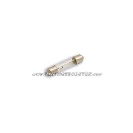 Ampoule navette 6 volts / 0,6 Watt Pour éclairage compteur D,6mmX31mm